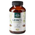 Leinöl mit pflanzlichen Omega Fettsäuren 3-6-9 - 1.000 mg pro Tagesdosis (1 Kapsel) - 120 Softgelkapseln - von Unimedica