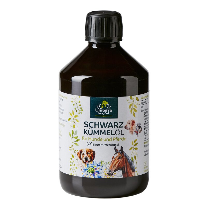 Schwarzkümmelöl für Hunde 500 ml von Unimedica, Narayana Verlag